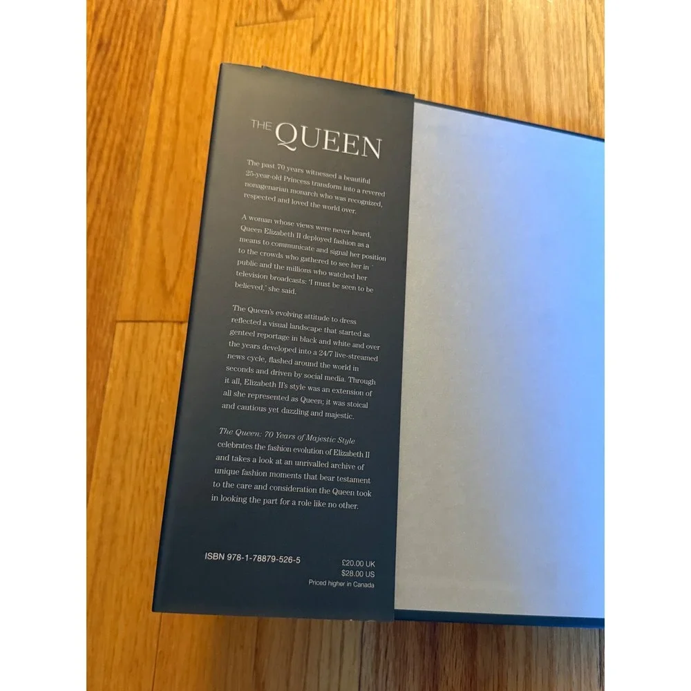 The Queen 70 Years of Majestic Style Bethan Holt Hardcover Fashion History Book